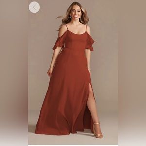 David’s Bridal- Cinnamon Bridesmaids Dress 12